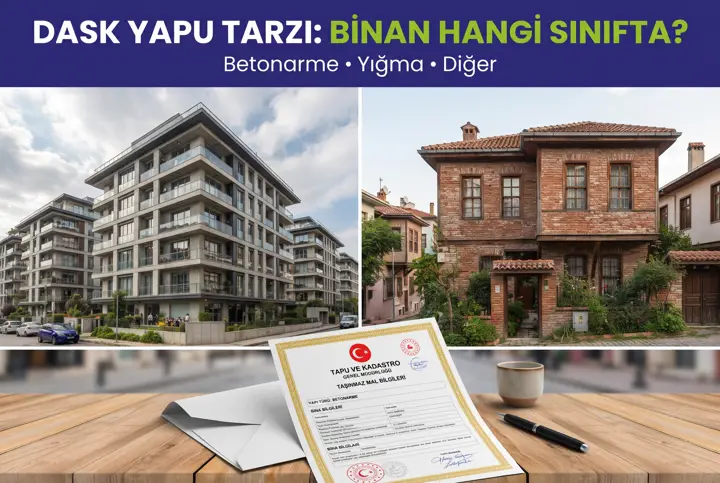 DASK Yapı Tarzı Nedir? Betonarme, Yığma ve Diğer Farkı