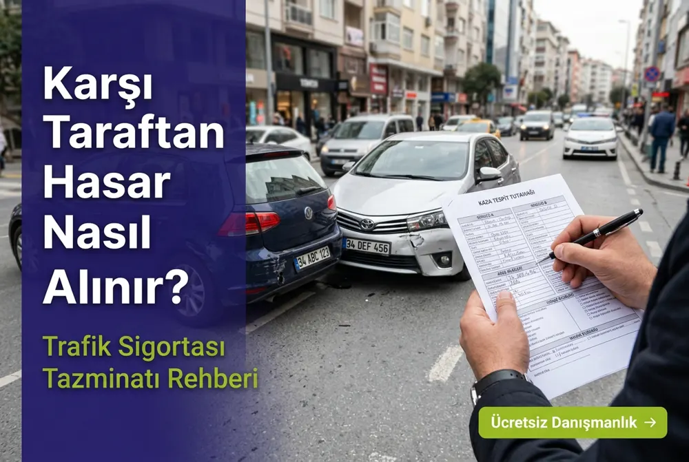 Trafik Sigortası Tazminatı: Karşı Taraftan Hasar Alma