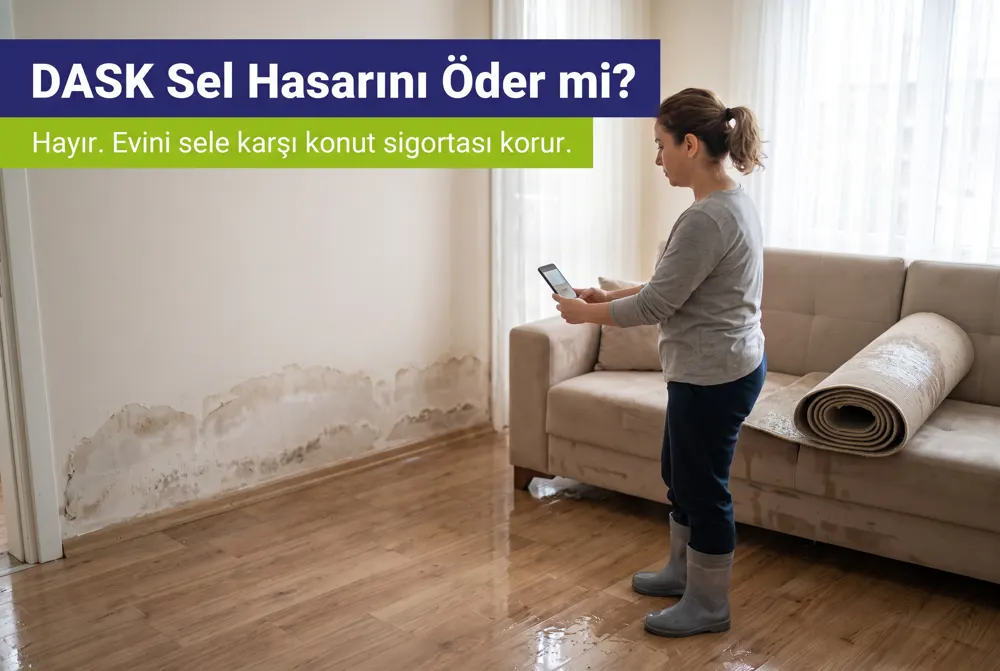 DASK Sel Hasarı Karşılar mı? Evini Su Basarsa Ne Olur?