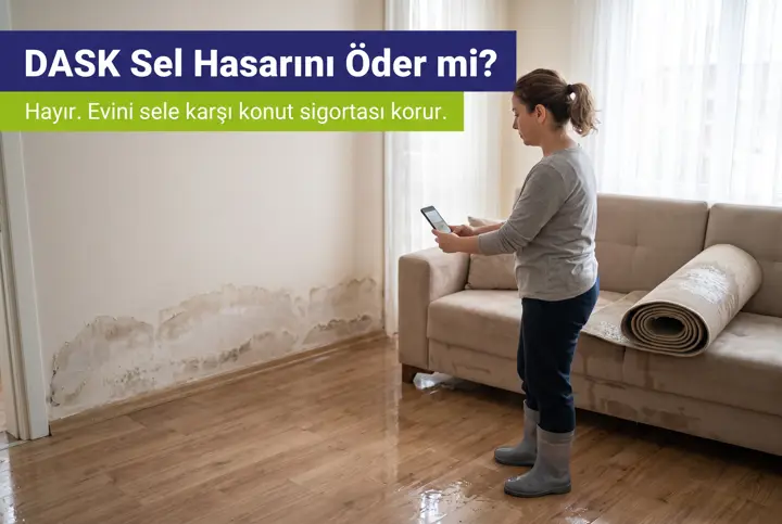 DASK Sel Hasarı Karşılar mı? Evini Su Basarsa Ne Olur?