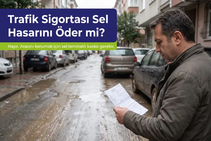 Trafik Sigortası Sel Hasarı Öder mi? İstanbul Selinden Ders