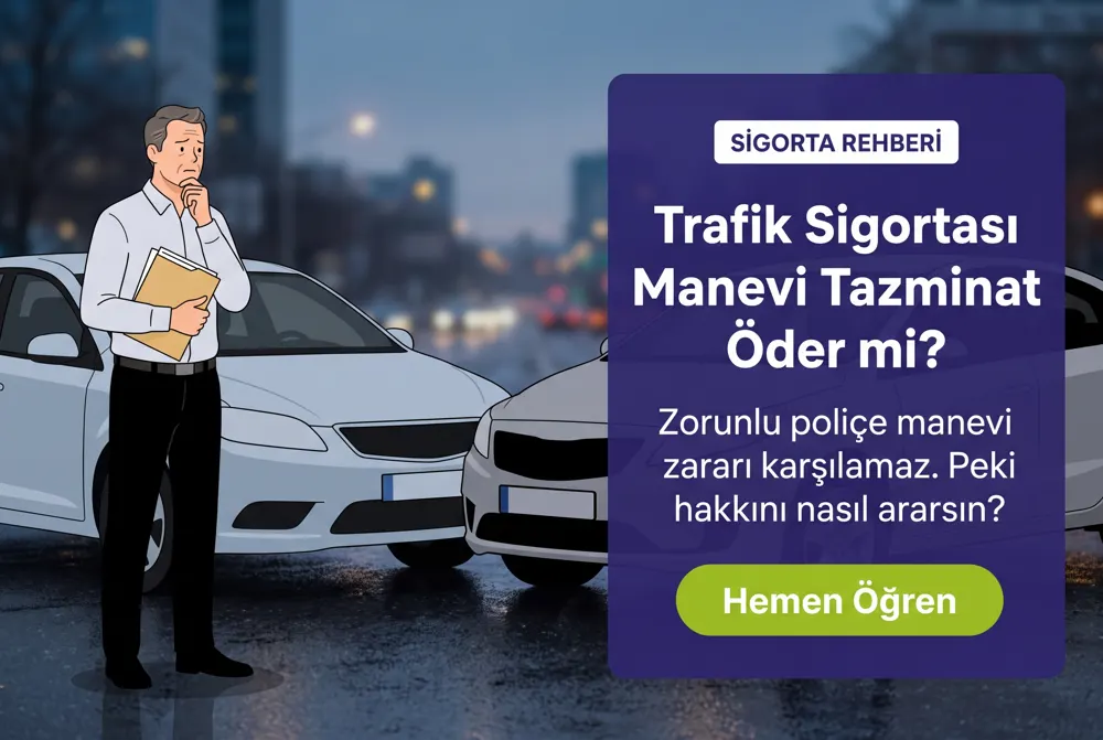 Trafik Sigortasında Manevi Tazminat Talebi Mümkün mü?