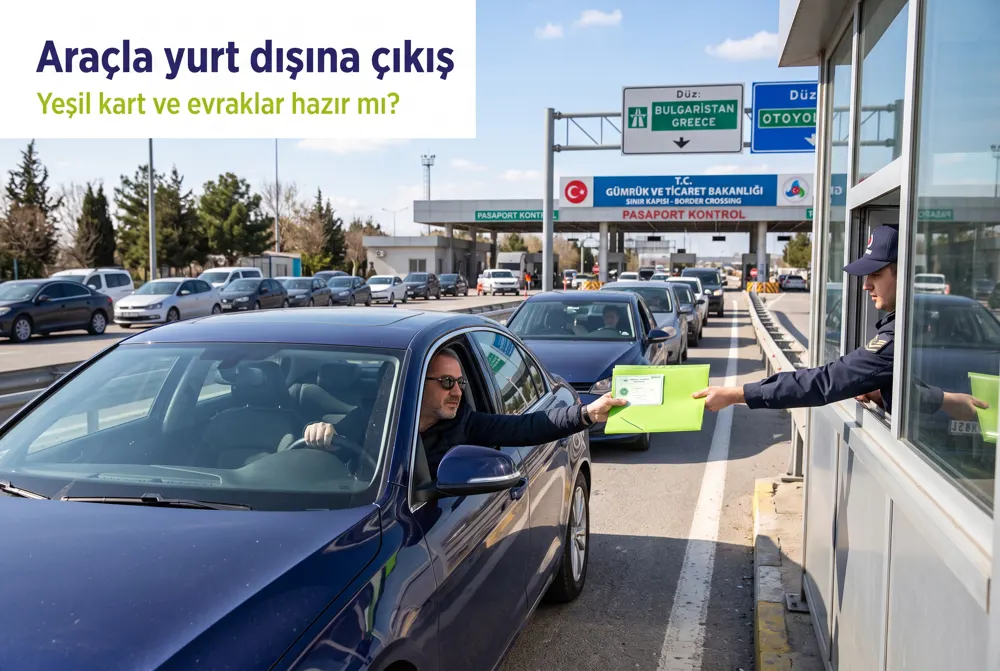 Araçla Yurt Dışına Çıkış: Yeşil Kart ve Evrak Rehberi