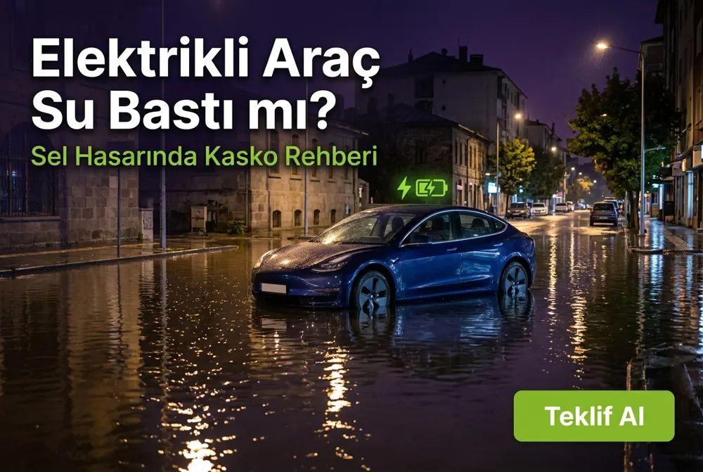 Elektrikli Araç Sel Hasarı: Kasko Öder mi, Ne Yapmalı?