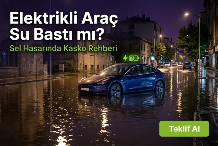 Elektrikli Araç Sel Hasarı: Kasko Öder mi, Ne Yapmalı?