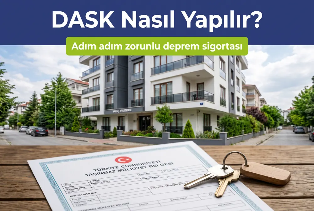DASK Nasıl Yapılır? Zorunlu Deprem Sigortası Adımları