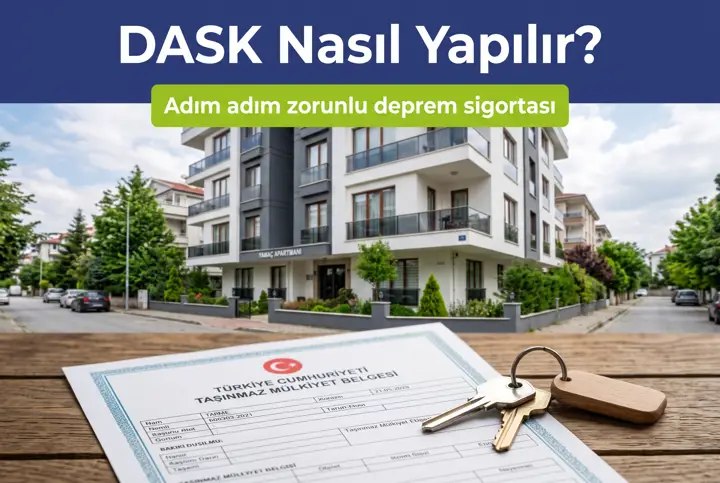 DASK Nasıl Yapılır? Zorunlu Deprem Sigortası Adımları
