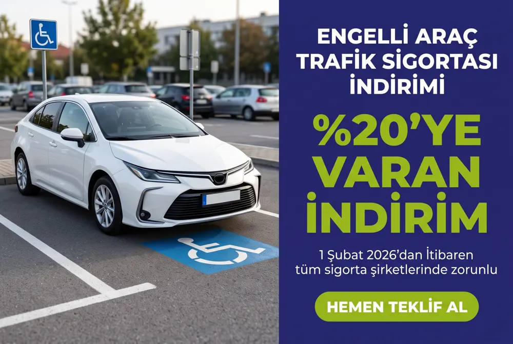 Engelli Araç Trafik Sigortası İndirimi 2026