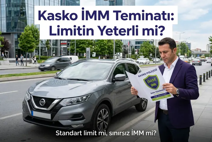 Kasko İMM Teminatı Nedir? Limit ve Sınırsız İMM Farkı
