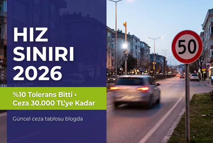 Hız Sınırı 2026: Kaç Km Hızda Ceza Yersin? Güncel Tablo