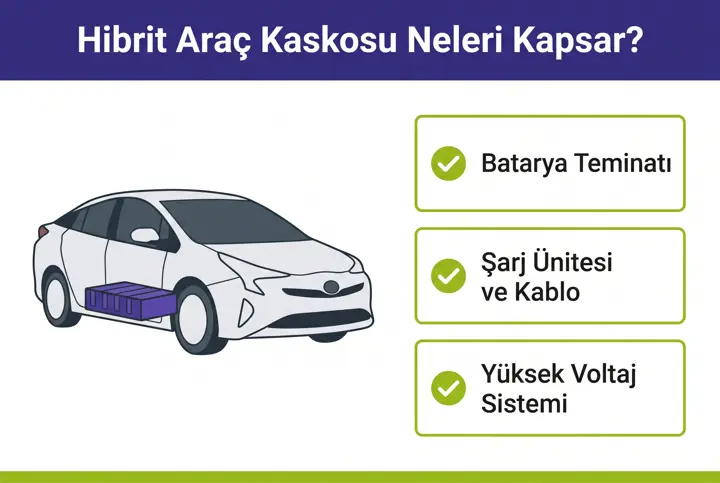 Hibrit Araç Kaskosu Neleri Kapsar? Teminat Rehberi