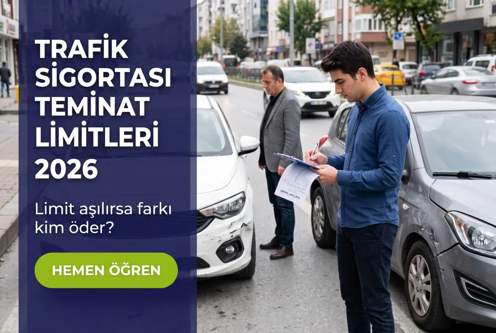 Trafik Sigortası Teminat Limitleri 2026: Neleri Karşılar?