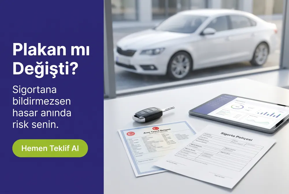 Plaka ve Araç Değişikliği Sigortaya Bildirilmezse Ne Olur?